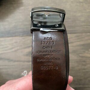 Genuine Leather Men's Belt Dual-Sided Black / Brown J. Ferrar